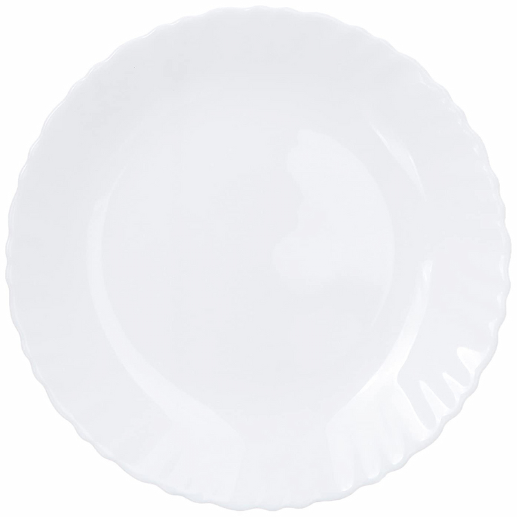 Cello Dazzle White Plate 10inch