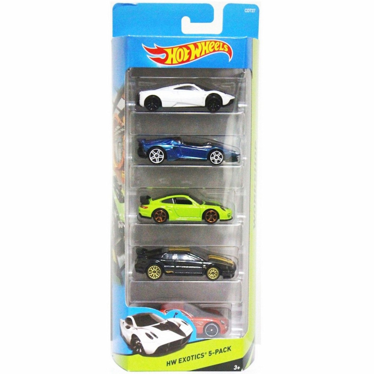 Hot Wheels 5pc Die Cast Car Set Assorted-1806