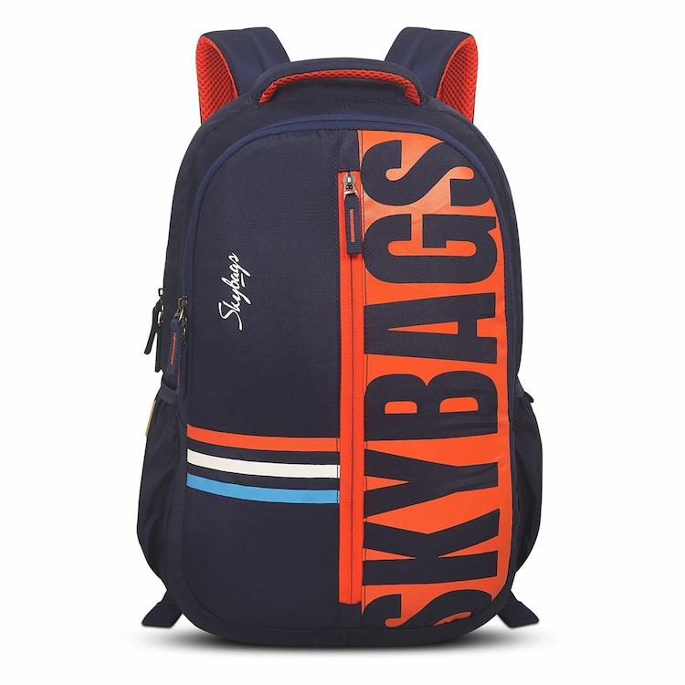 Skybags Krew 02 Laptop Back Pack-Blue