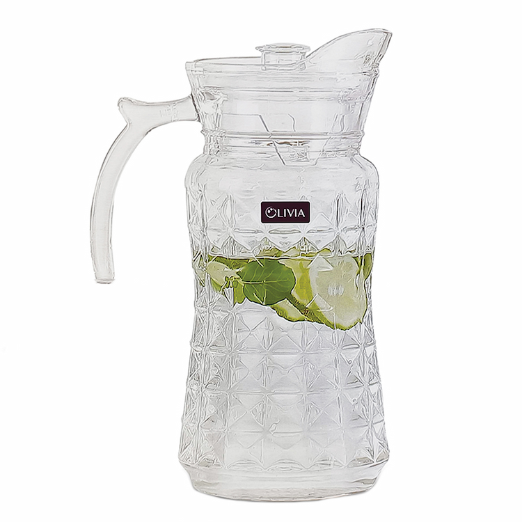 Olivia Glass Jug 1700ml