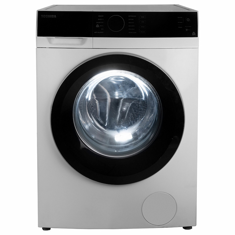  Toshiba 8 kg 5 Star Fully Automatic Front Load Washing Machine TW-BJ90M4-IND White