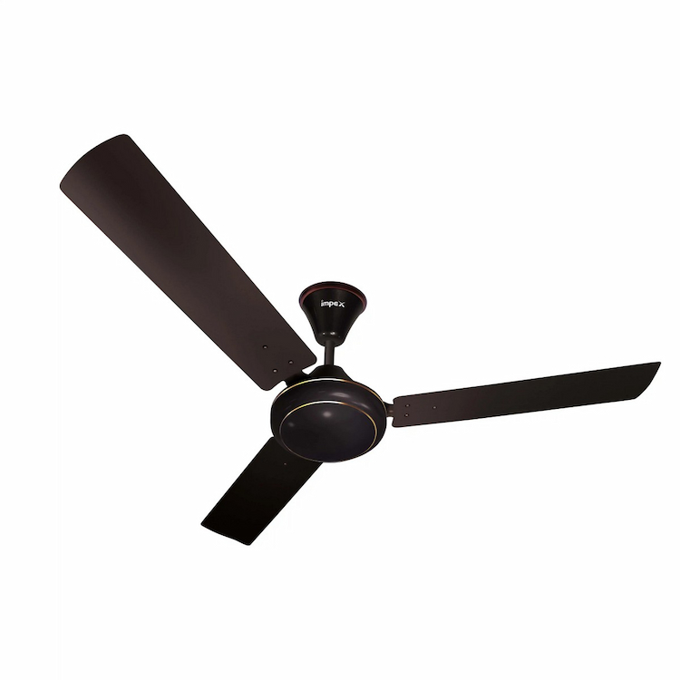 Impex Ceiling Fan Aero Planito Dusty Brown 1200mm