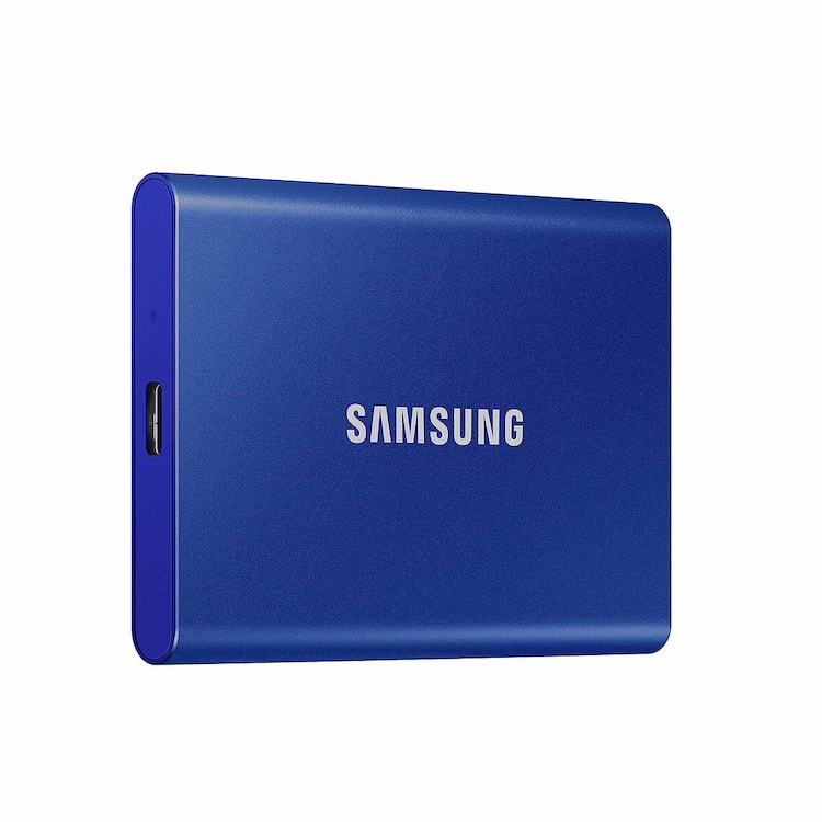 Samsung External Portable SSD T7 USB 3.2 500GB Indigo Blue