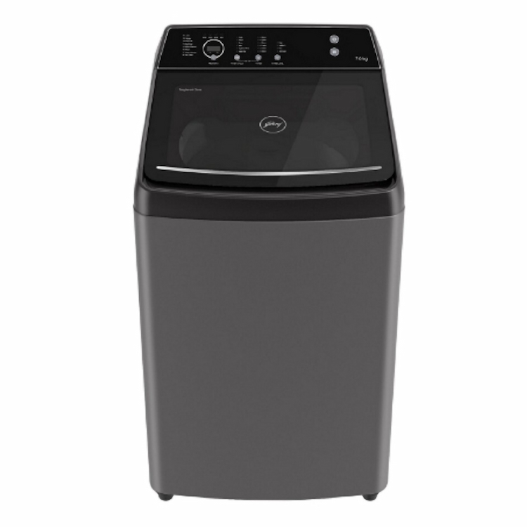 Godrej 7 kg 5 Star Fully Automatic Top Load Washing Machines WTEON VLVT 70 5.0 FDTN Metallic Black