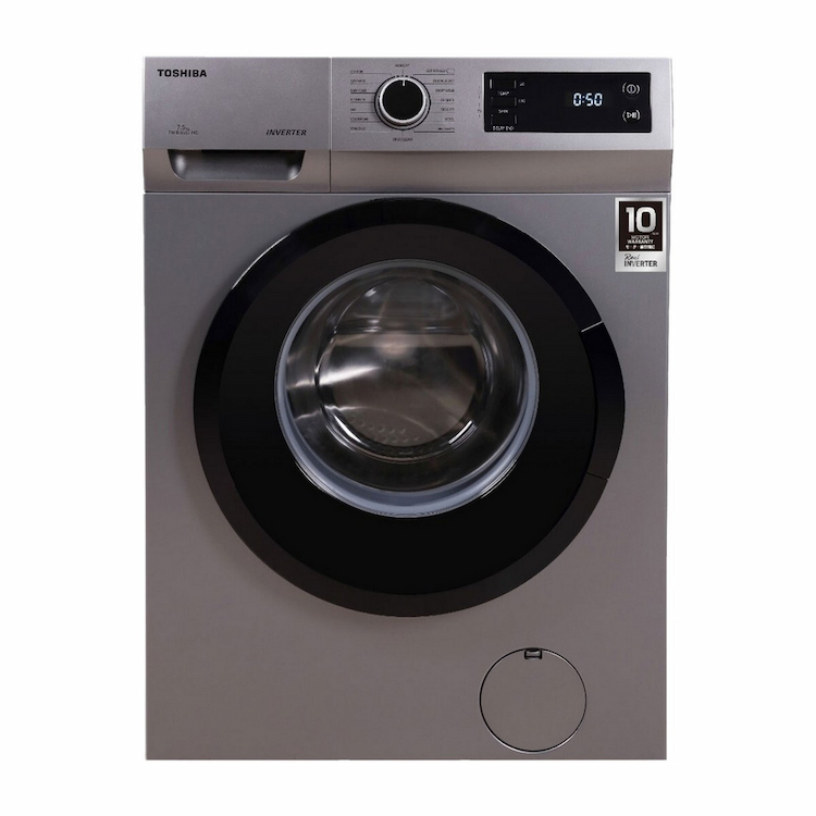 Toshiba 7.5 kg 5 Star Fully Automatic Front Load Washing Machine TW-BJ85S2-IND(SK) Silver