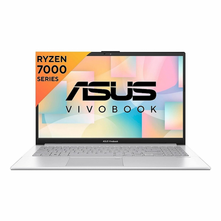 Asus Vivobook Go 15 AMD Ryzen 5-7520U(16GB/512GB SSD/Integrated Graphics/Windows 11) NJ541WS Thin and Light Laptop (MS Office,15.6 inch,1.63 kg,Cool Silver)