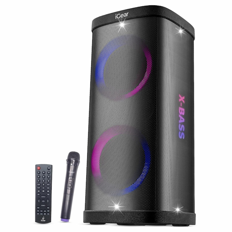 iGear X-Bass 100 Portable Bluetooth Party Speaker With Upto 9Hrs Playtime (Black)