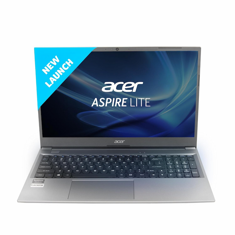 Acer Aspire Lite Intel Core i3-1215U 12th Gen (Windows 11 Home/8 GB RAM/512GB) AL15-52  Premium Metal Laptop  (15.6" inch,Steel Gray, 1.59 Kg)