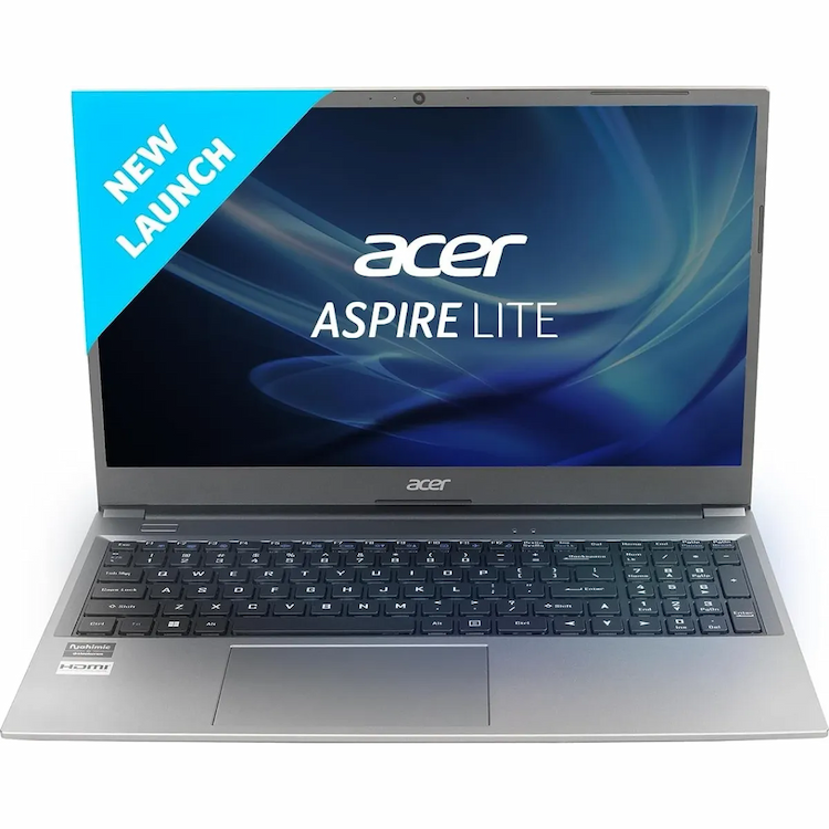 Acer Aspire Lite Intel Core i5-1235U 12th Gen (8 GB/512 GB/Windows 11 Home) AL15-52 Thin and Light Laptop  (15.6 inch, Steel Grey, 1.59 Kg)