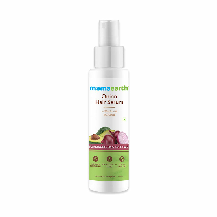 Mamaearth Hair Serum Onion Frizz-Free 100Ml