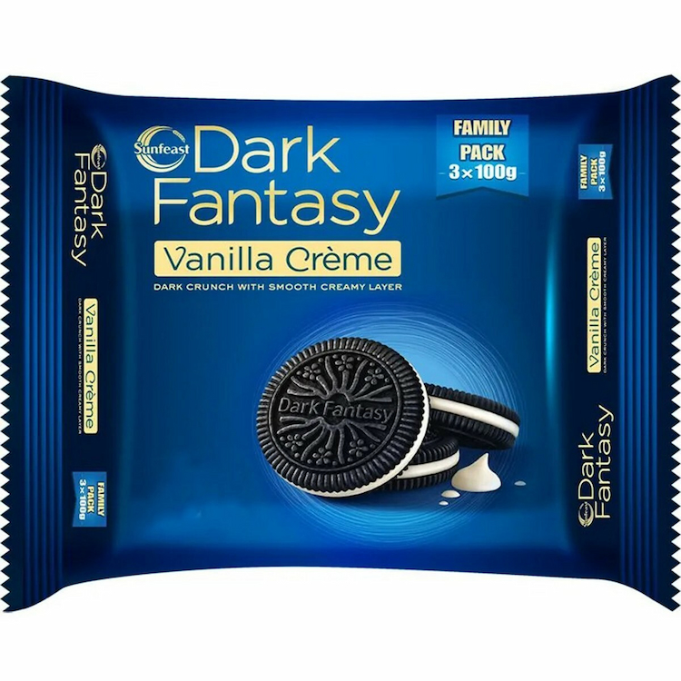 Sunfeast Dark Fantasy Vanilla Creme Cookies 249G