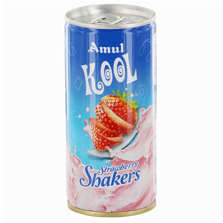 Amul Kool Strawberry Shakers Can 200Ml