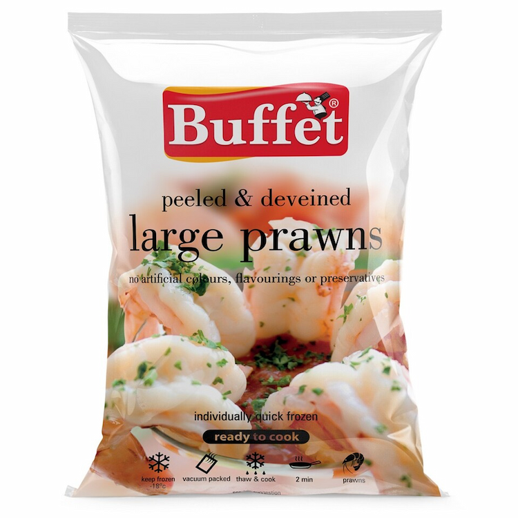 Buffet Large Prawns 250g