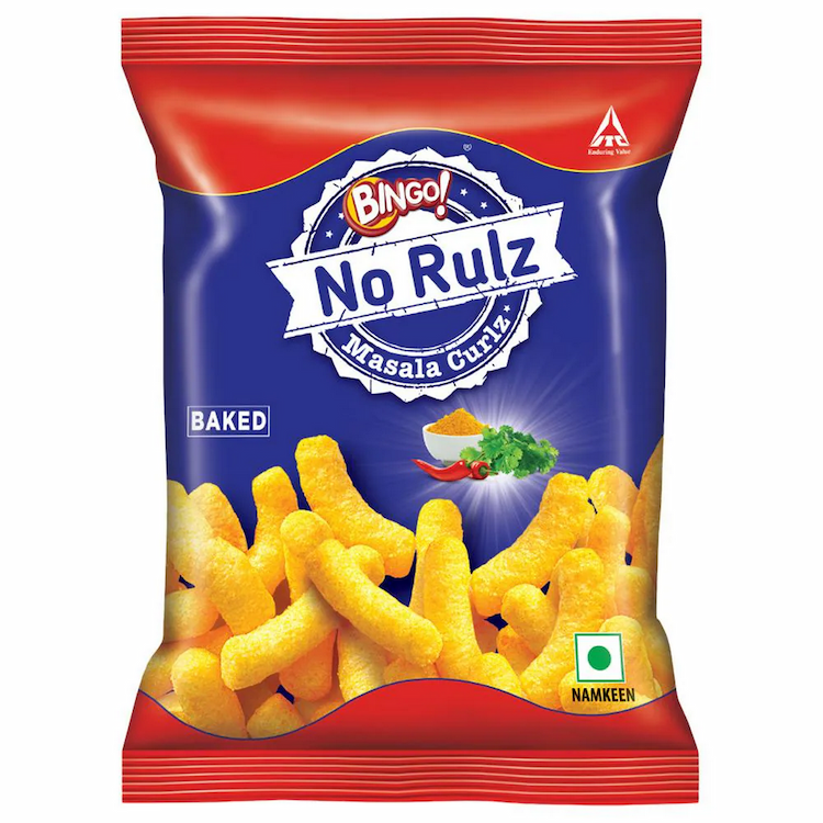 Bingo No Rulz Masala Curlz 80G