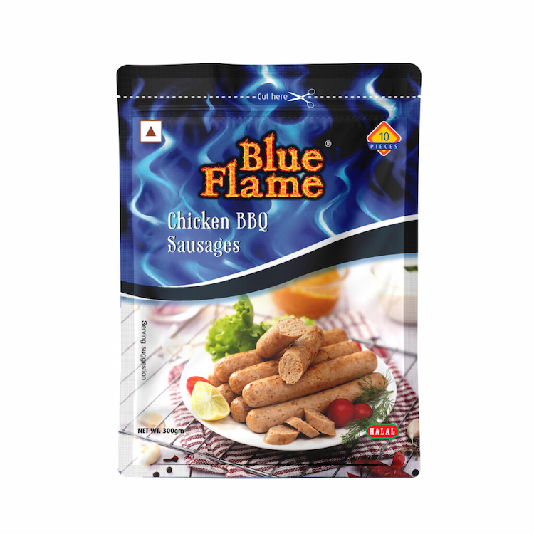 Blue Flame Chicken BBQ Sausage 300gm