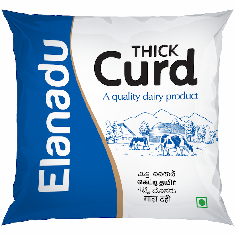 Elanadu Thick Pouch Curd 400ml