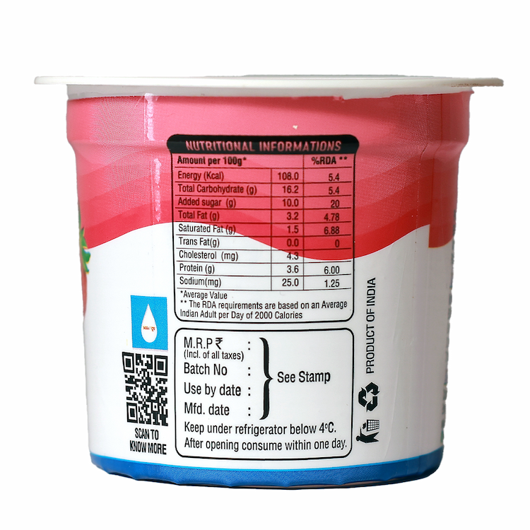 Elanadu Flavourd Yoghrt StrawBerry 100ml