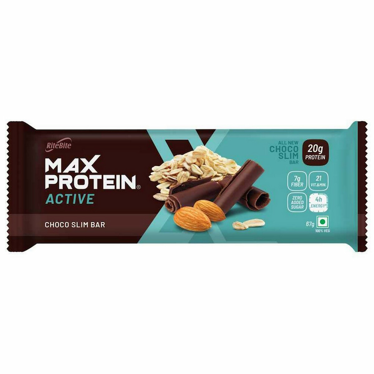 Rite Bite Max Protein Choco Slim Bar 67G