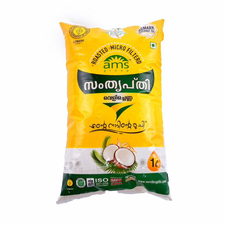 Samthrupthi Coconut Oil Pouch 1 Liter