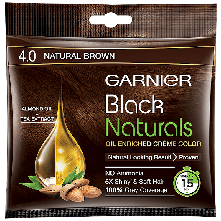 Garnier Hair Color Black Naturals Natural Brown 20g