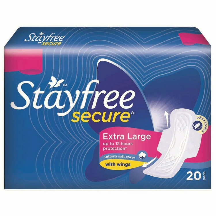 Stayfree Secure Sanitary Pad Xl Wings 18S