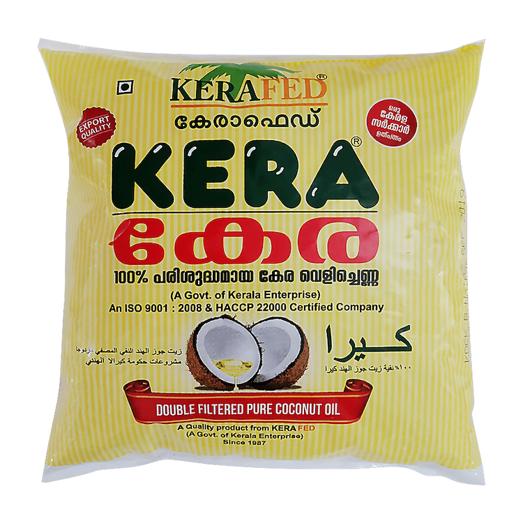 Kera Double Filtered Coconut Oil Pouch 500ml