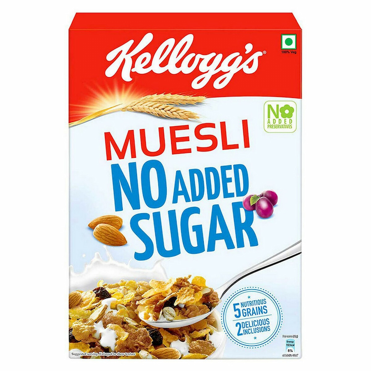 Kelloggs Muesli No Added Sugar 500g