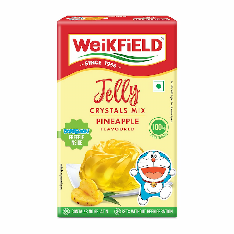 Weikfield V.Jelly Powder Pineapple 90G