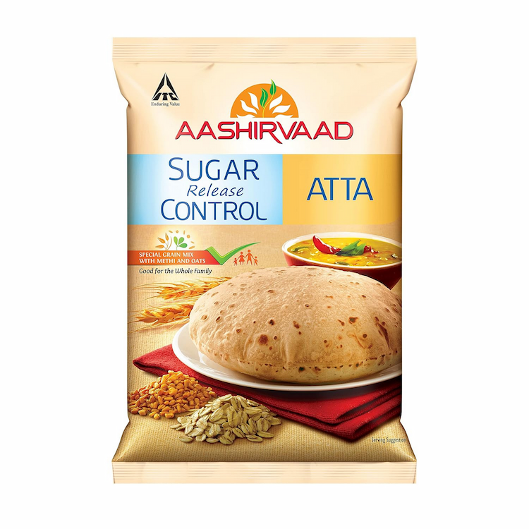 Aashirvaad Sugar Release Control Atta 1kg