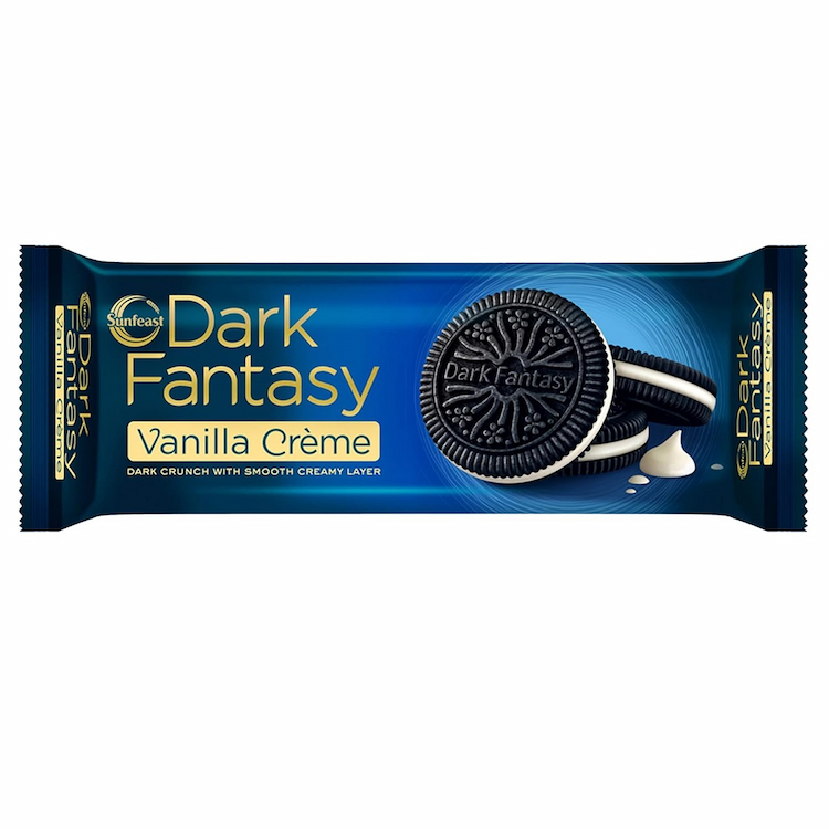 Sunfeast Dark Fantasy Vanilla Creme Cookies 83G