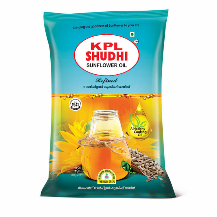 KPL Shudhi Refined Sunflower Oil Pouch 1Litre