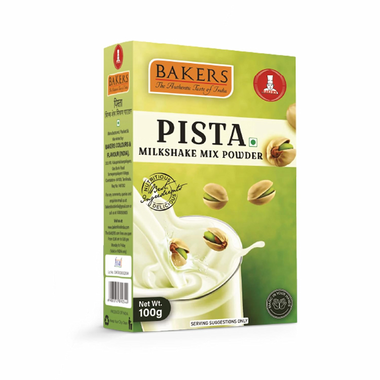 Bakers Pista Milk Shake Powder 100g