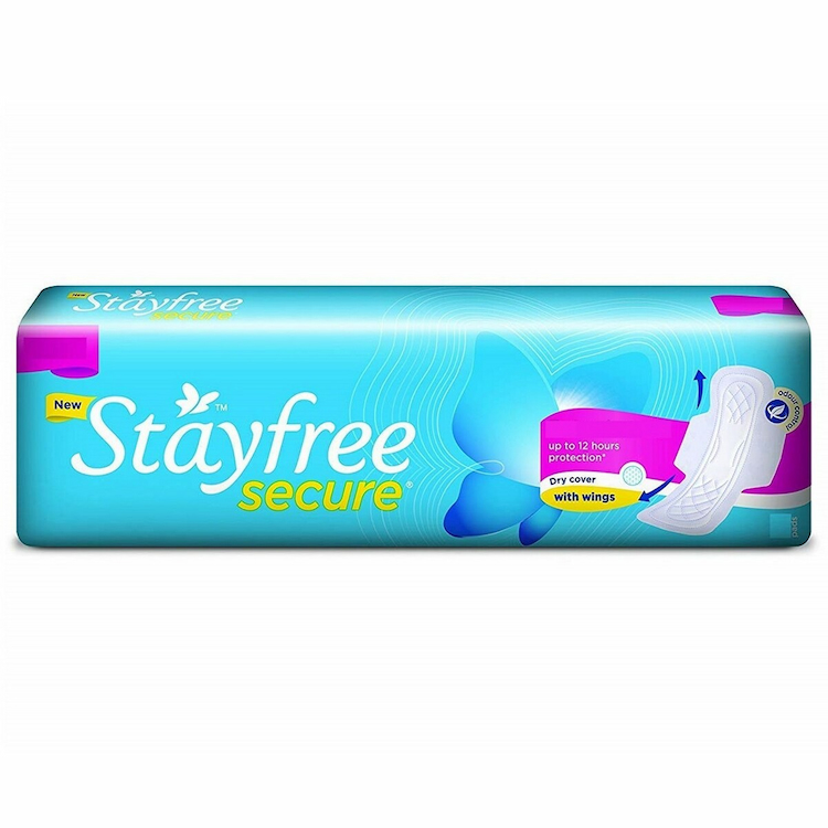 Stayfree Secure Sanitary Pad Dry Wings 6S