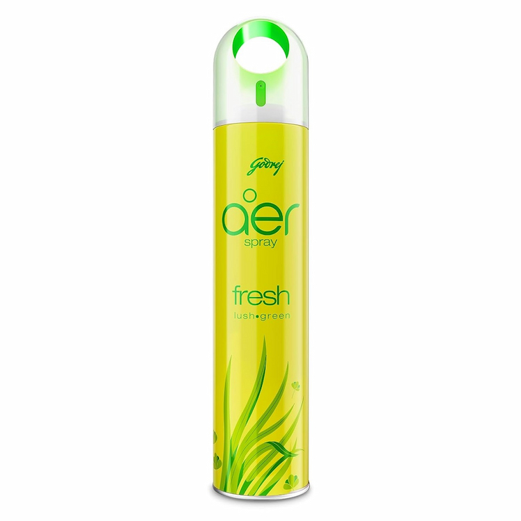 Godrej Aer Spray Air Freshener- Fresh Lush Green 220 ml