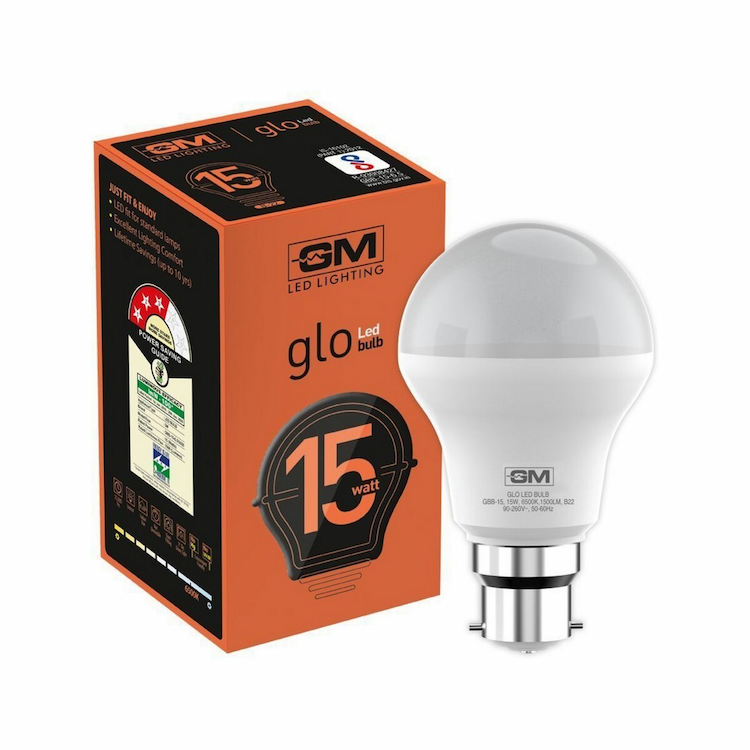 GM Glo 15Watt LED Bulb-B22