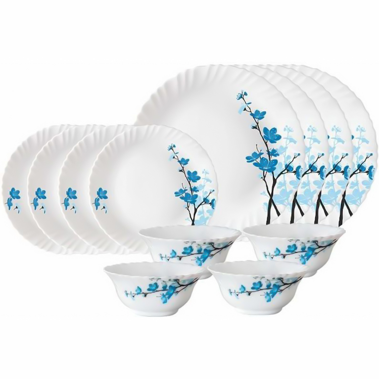 Larah Dinner Set 12Pc Silk Assorted design