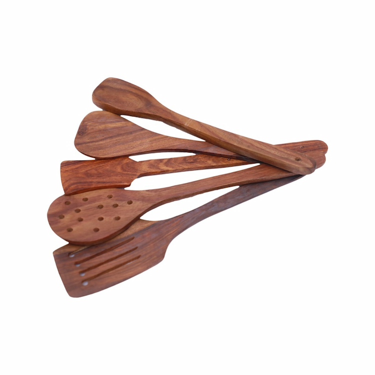 Chefline Wooden Ladle 5pc Set