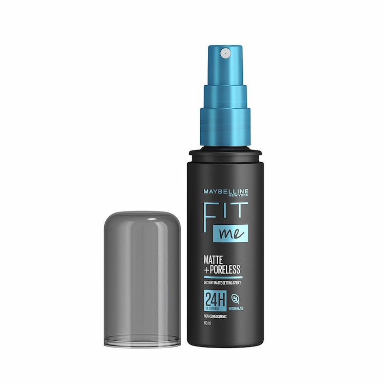 Maybelline New York Setting Spray, Transfer-Proof, 24H Oil-Control Formula With Witch Hazel, Fit Me Matte + Poreless, 60 Ml