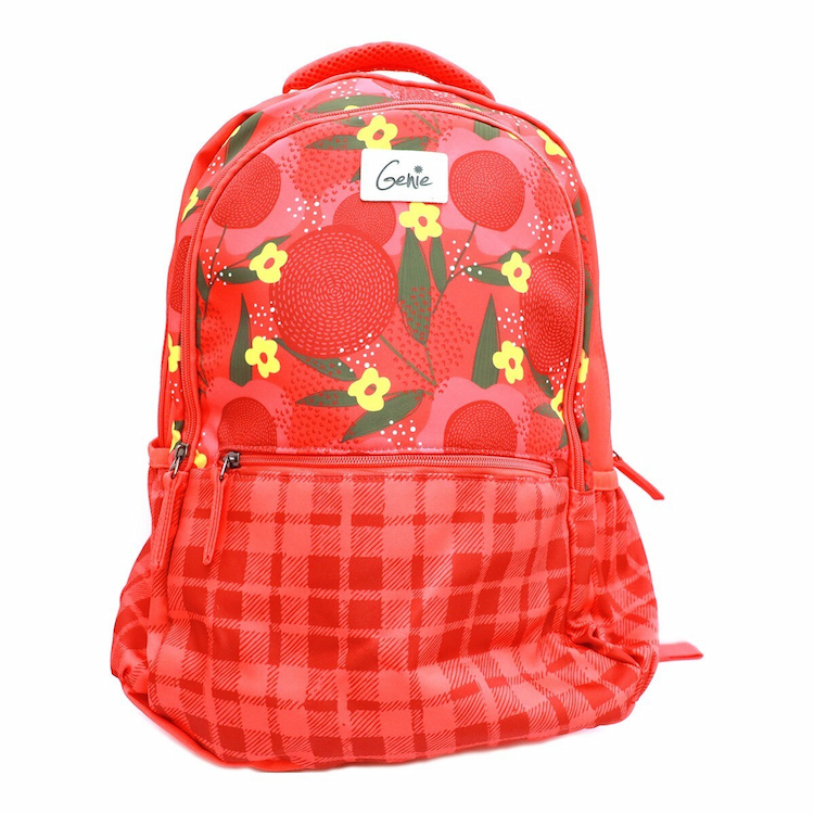 Genie Back Pack CheckMex 19in Red