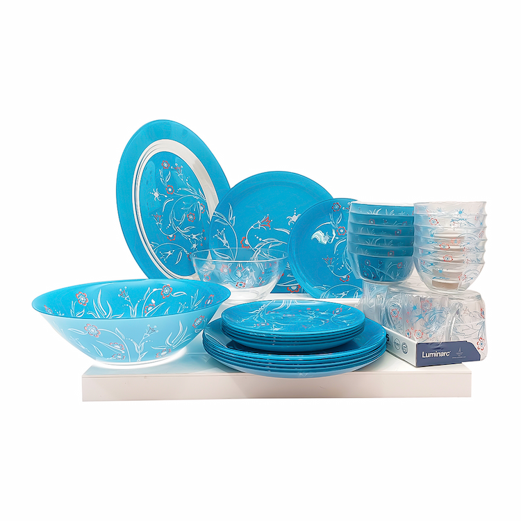 Luminarc Dinner Set Sodo 33 pc-Peachy