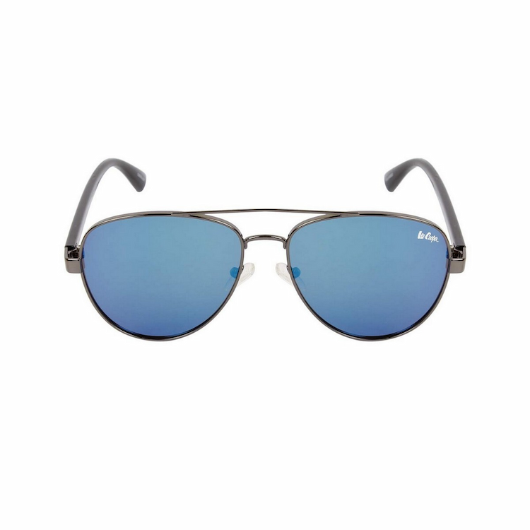 Lee Cooper Sunglass 9161Ntb Gunblu 60 Aviator Grey