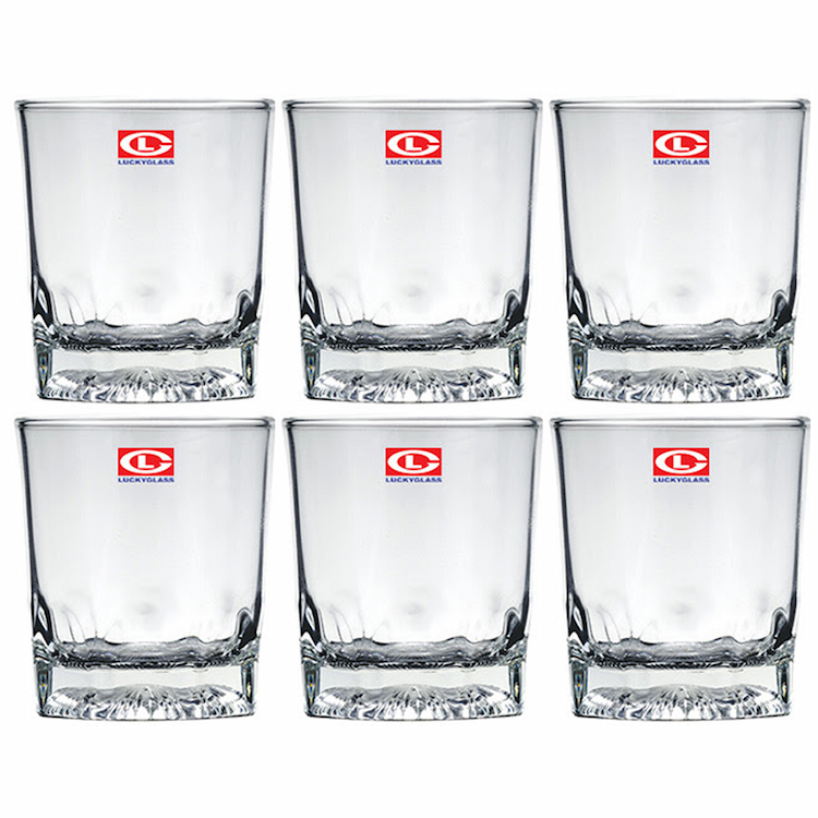 Lucky Glass Tumbler 6Pc LG-15