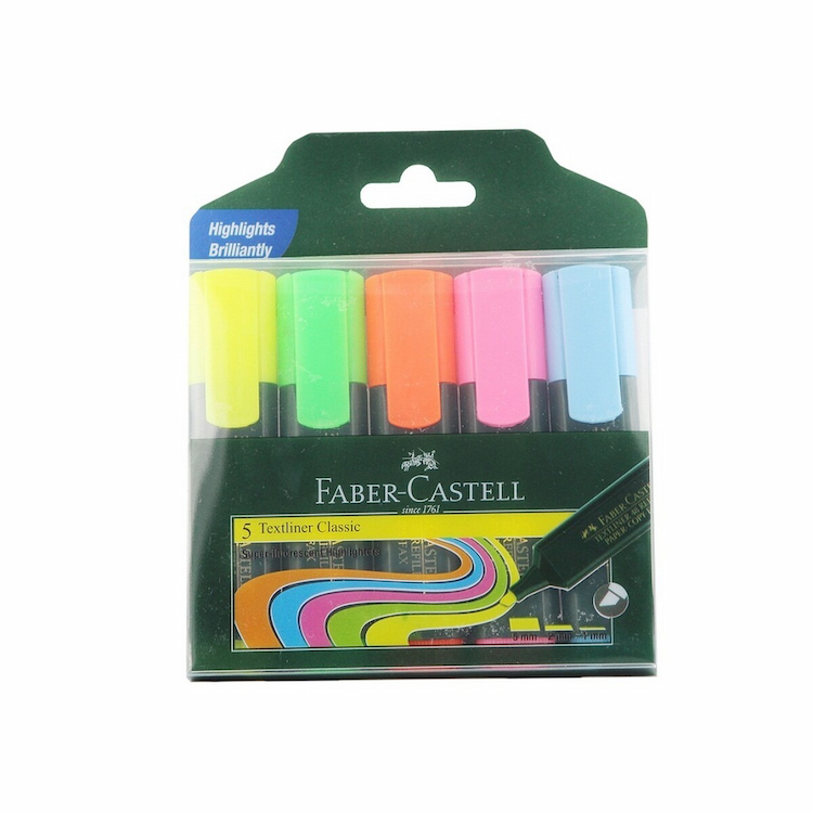 Faber- Castell Highlighter 5pc-154805