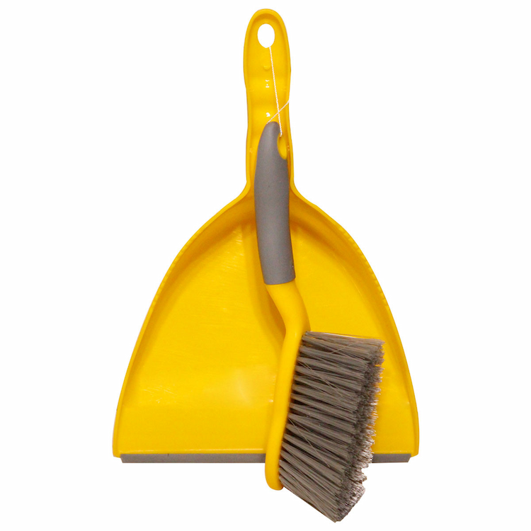 Smart Klean Dustpan With Brush Yelow 9059