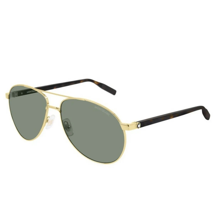 Montblanc Sunglasses Mb0054S00260 Plt Gdhv/Grn