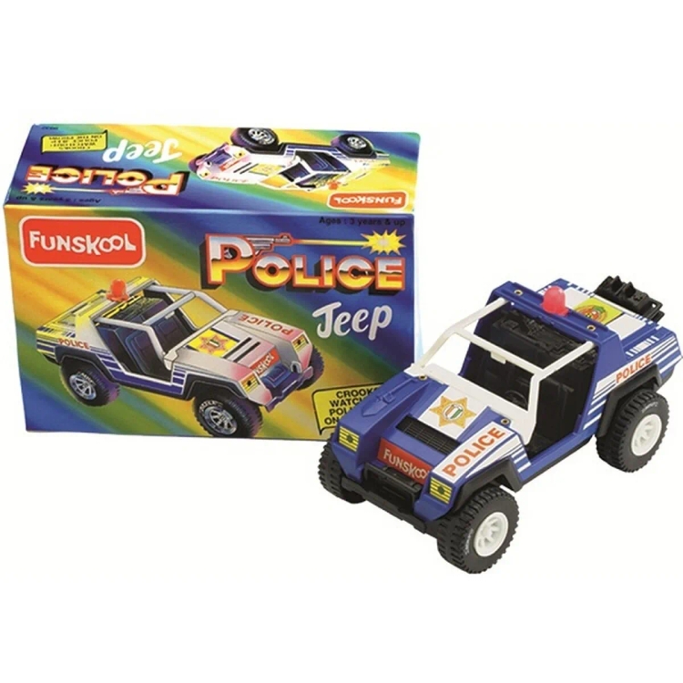 Funskool Free Wheel Police Jeep 9932100