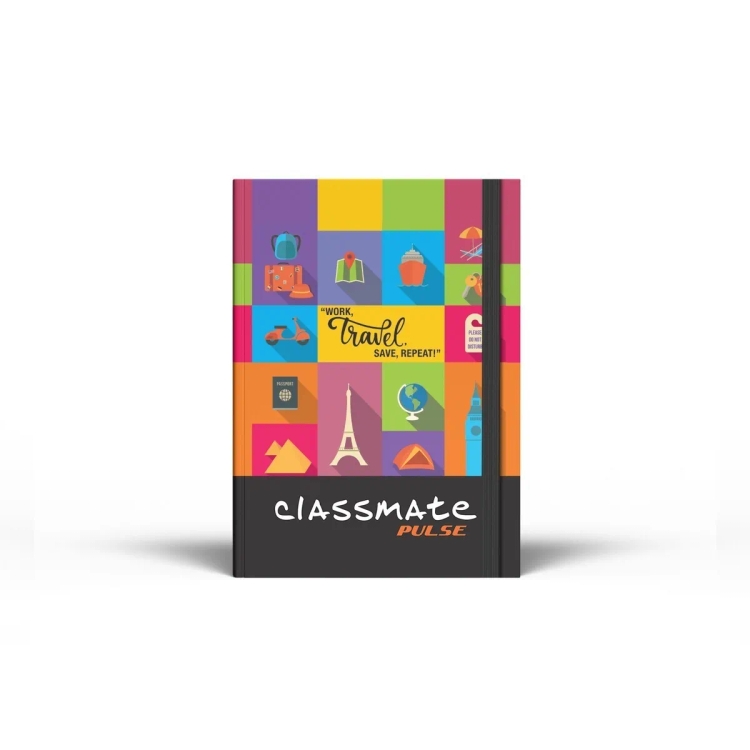 C Pulse A5 Flexi Unruled 176Pg-2100155 Assorted Colour & Design