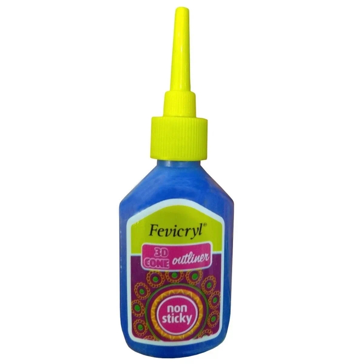 Pidilite Fevicryl 3D Cone Outliner 20ml Assorted