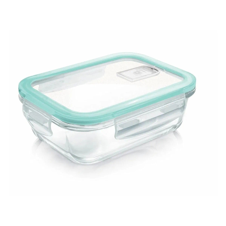 Treo Borosilicate Clip Rectangular Container 370ml