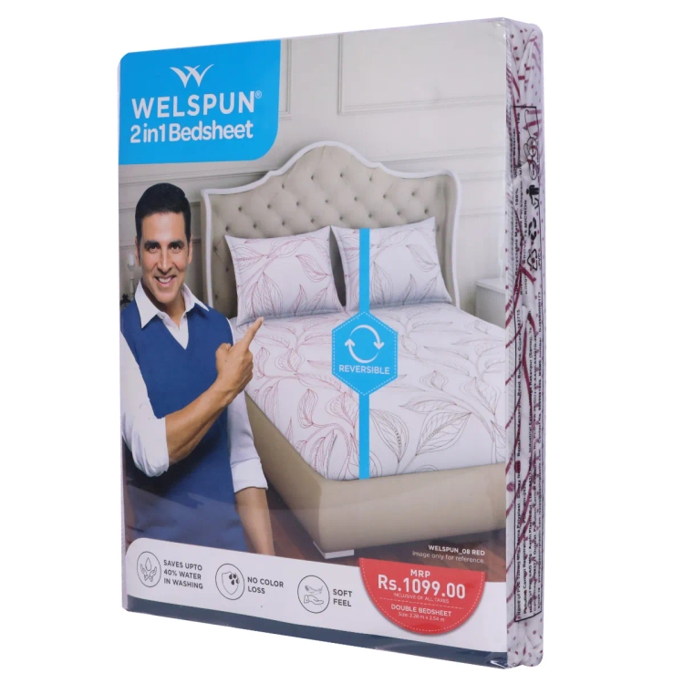 Welspun Bed Sheet DBL 2-IN-1 A